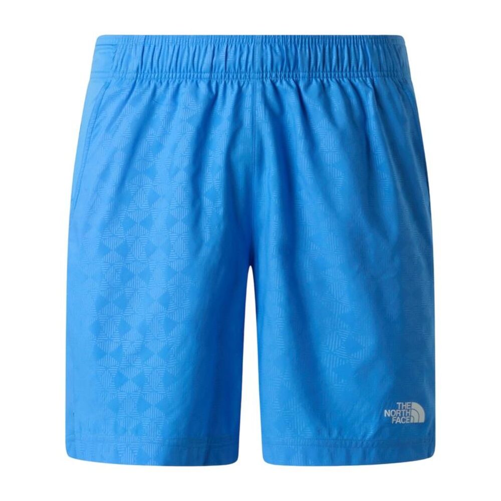 The North Face Mens 24/7 Pentdome Patterned Shorts / Marina Blue
